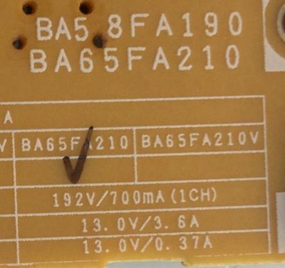 FUENTE DE PODER PARA TV SAMSUNG / NUMERO DE PARTE BA65FA210 / KANT_SU2e_58_60_65_hybrid_pw / V65WP1969Z / BA65FA210V / DISPLAY'S JR645R3HB2K / ST6451D06-1 / MODELOS UN65TU7000FXZA CH22 / UN65TU7000FXZA UC20 / UN65CU7000BXZA UE01 / UN65CU7000FXZX CB04 - Imagen 4